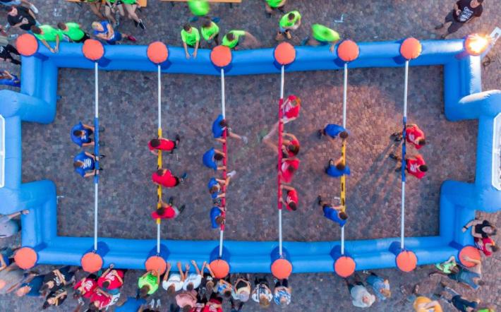 Go Active in sport, Margarita vince il calcio balilla umano