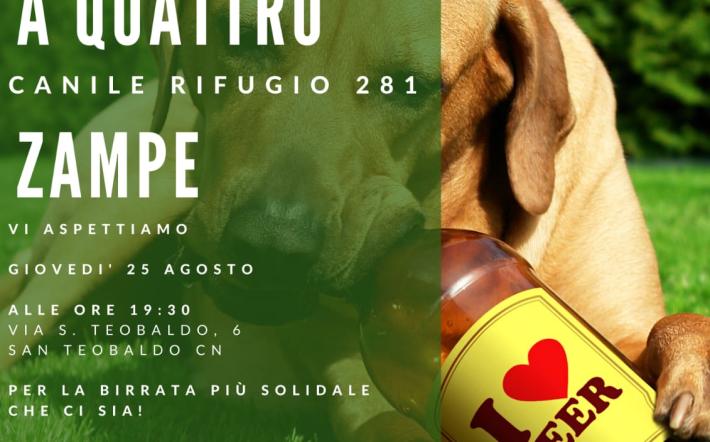 Una “birrata” per il canile rifugio 281 di San Michele