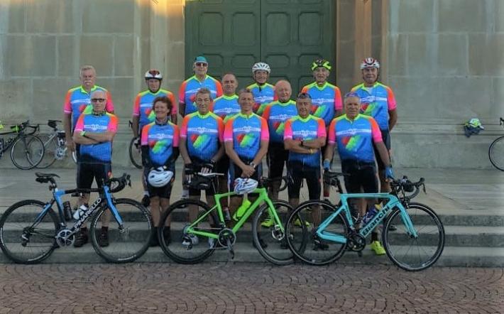 Ceva: i ciclopellegrini di don Bernelli in viaggio verso Lourdes