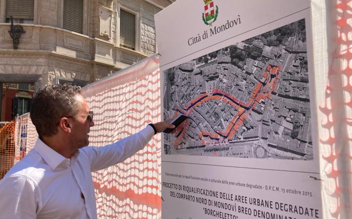Mondovì: sono partiti gli scavi per il maxi cantiere al Borgheletto