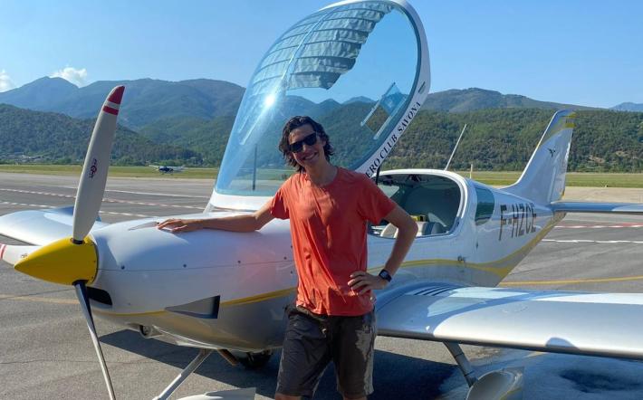 Ceva: Pietro Barel Azzoaglio ottiene il brevetto di volo a 17 anni
