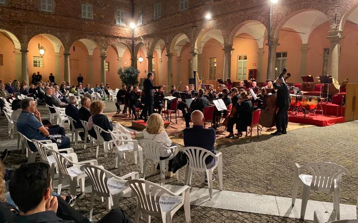 Vicoforte: confermato anche con maltempo il concerto di fine estate dell'Orchestra Bartolomeo Bruni