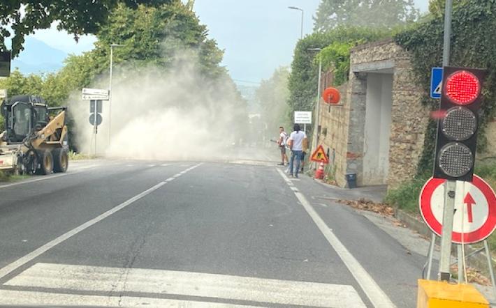 Mondovì: in costruzione due dossi pedonali rialzati