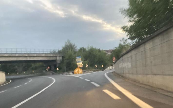 Mondovì: incidente di lieve entità in tangenziale