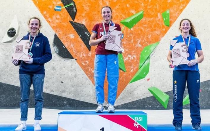 podio boulder Roma