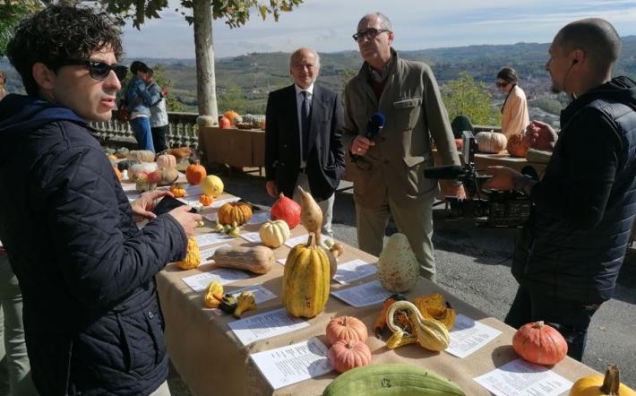Le zucche di Piozzo protagoniste anche a “Studio Aperto”