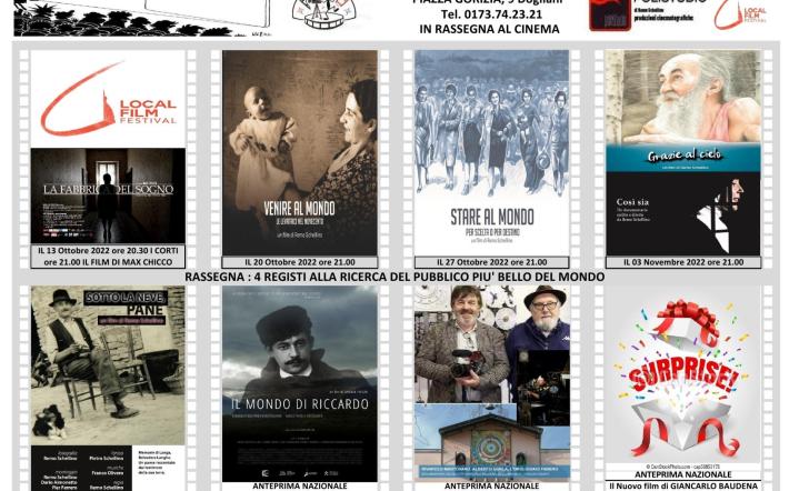 Dogliani: al Cinema Multilanghe una rassegna dedicata a opere di registi piemontesi