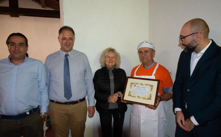 Cigliè ha premiato l’ex sindaco Giovanni Sciolla, in amministrazione dal 1985 al 2022