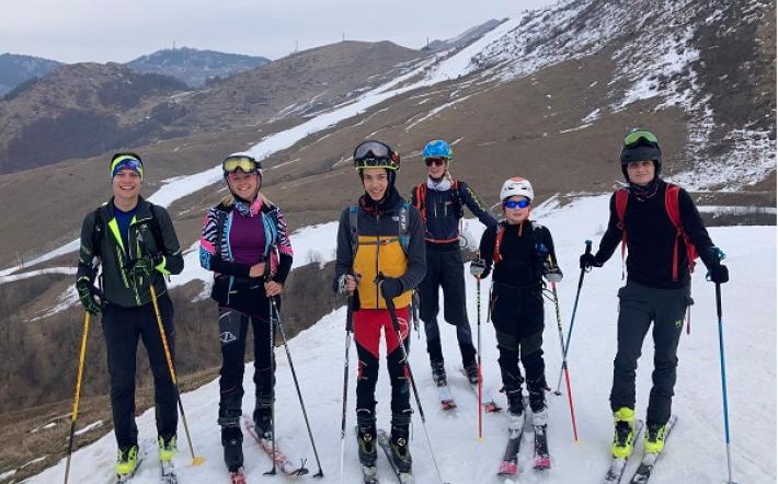 scialpinisti giovani Tre Rifugi