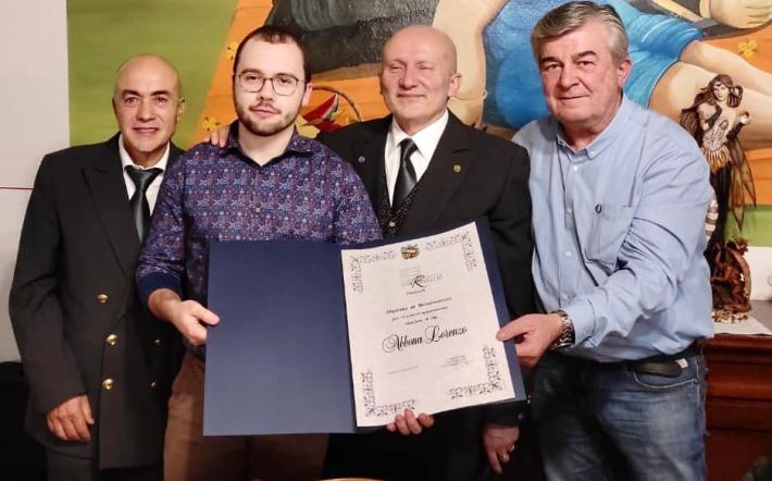 Dogliani: "Il Risveglio" ha premiato Lorenzo Abbona
