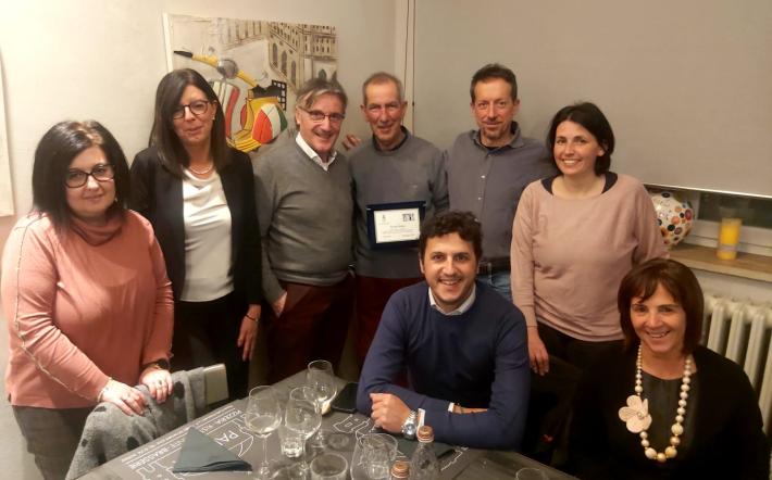 San Michele: il saluto allo storico cantoniere Franco Sclavo