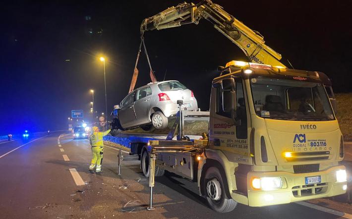 Mondovì: le immagini dell'incidente sulla circonvallazione, nel pomeriggio