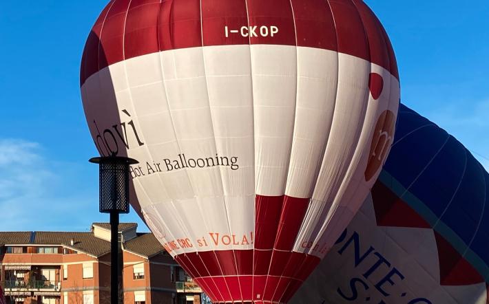 Mongolfiera istituzionale di Mondovì al “Qatar Balloon Festival”