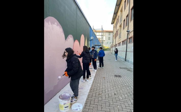 Ceva: s'inaugura il murales dell'ex sferisterio