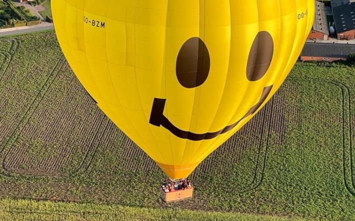 La quarta mongolfiera più grande d’Italia è a Carrù e si chiama “Smile”