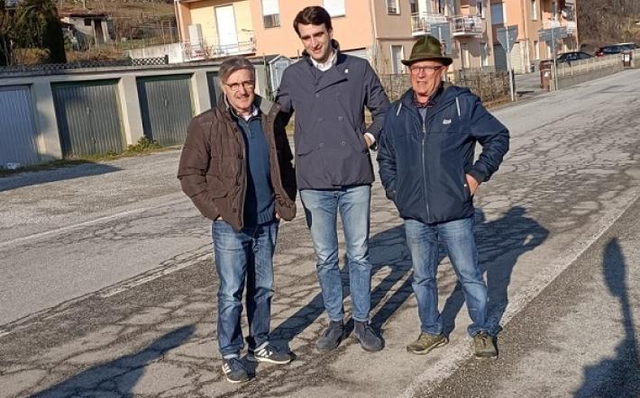 San Michele: impegno della Provincia per asfaltare via Rocchini