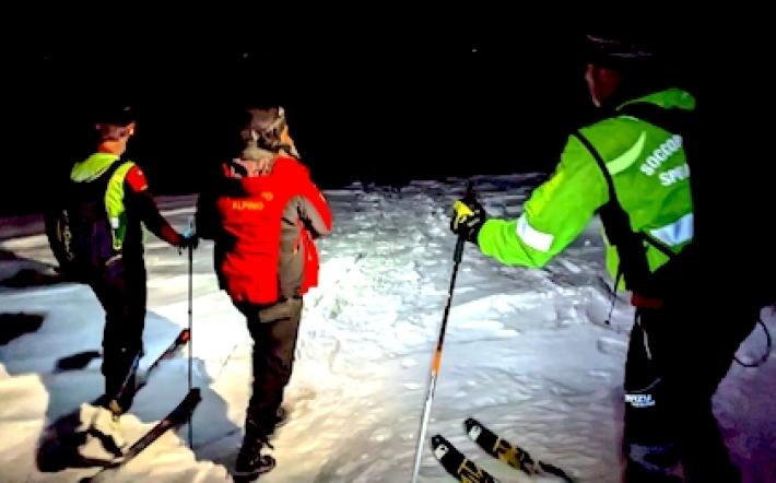 Garessio: escursionista soccorso nella notte sotto il monte Mussiglione