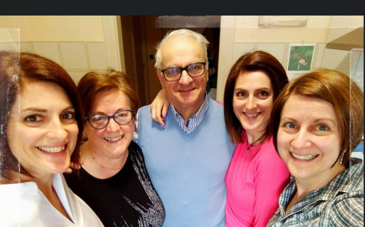 Sciandra e famiglia