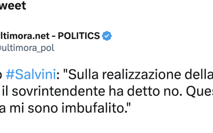 Asti Cuneo: di nuovo tutto fermo? Il tweet di Salvini: "Il sovrintendente ha detto no"