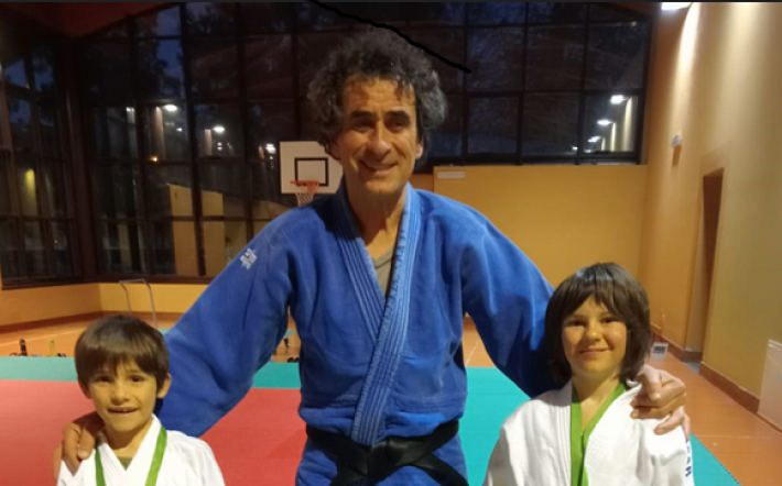 Brizio e allievi Judo
