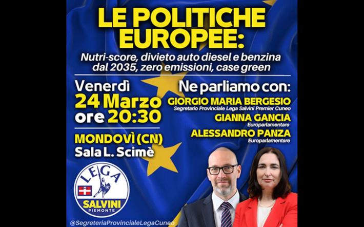 Mondovì: Bergesio, Gancia e Panza su nutri score, zero emissioni e case green