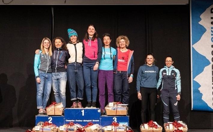 podio femminile Monterosa