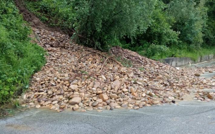 Ricca de' Bladi: riaperta la provinciale chiusa per frana