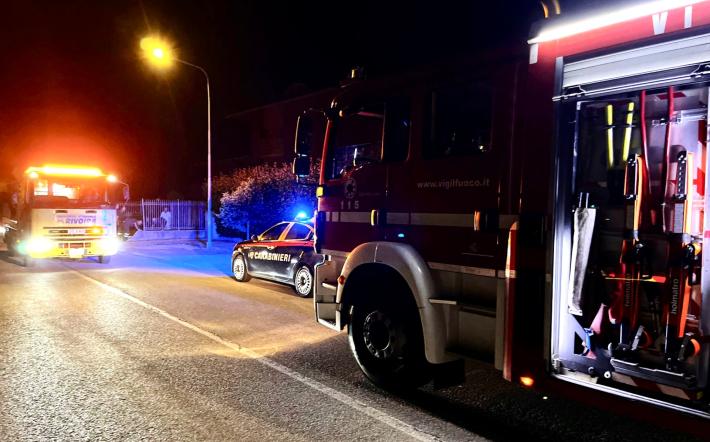Mondoví: incidente, nella notte, in Strada del Mazzucco