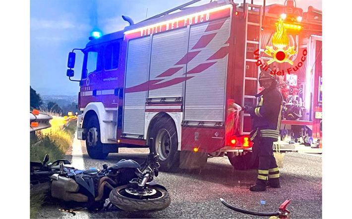 Incidente sulla Torino Savona: coinvolto un motociclista