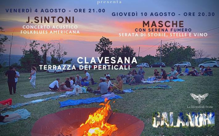 Blues e masche sulla terrazza dei Perticali grazie all’associazione dei Calanchi di Clavesana
