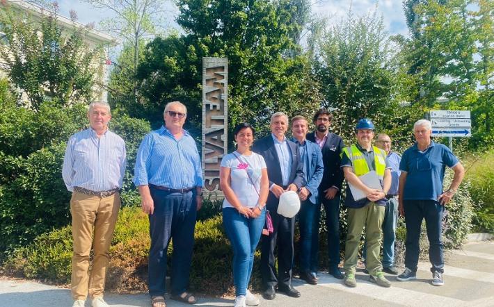San Michele: l’Amministrazione comunale in visita alla Silvateam