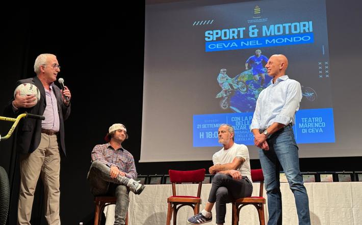 Sport a Ceva: Puzar, Barbero e Fantini "a cuore aperto". Successo per la serata "Sport e Motori" al Marenco. E si pensa già al bis