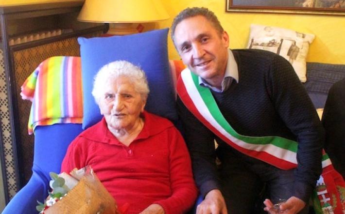 Mondovì: i 100 anni della signora Ottavia