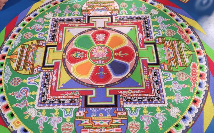 Un mandala per la pace con i monaci tibetani a Chiusa Pesio