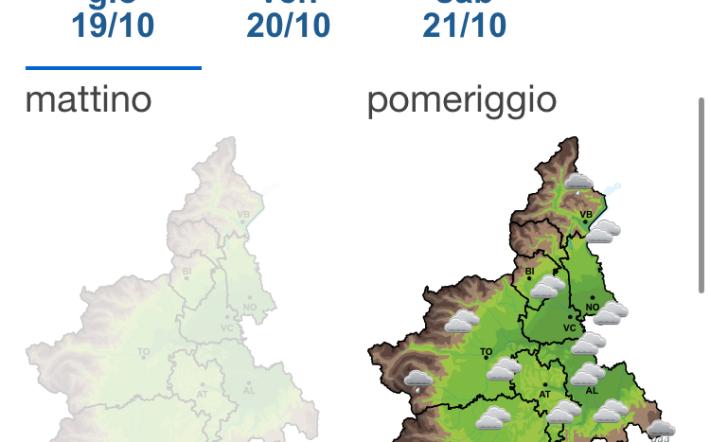 Allerta Meteo in Piemonte 