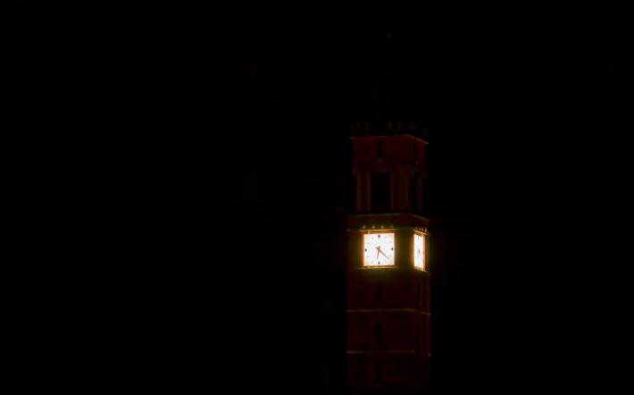 Chiusa Pesio: illuminati i ruderi del Castello di Mirabello