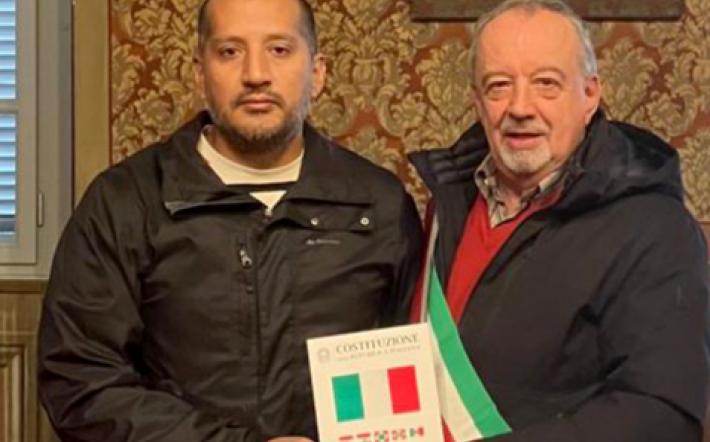 Ormea: cittadinanza al peruviano da 15 anni in paese