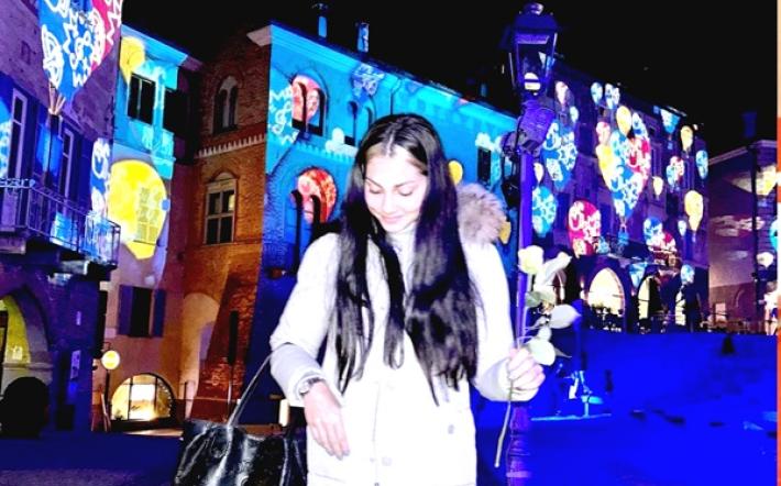 Rocchino tra le luci di Piazza