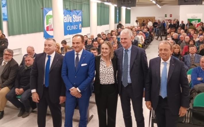 Graglia riconfermato coordinatore di Forza Italia per la "Granda" . Il monregalese Caramello nel direttivo e delegato al nazionale insieme al vicese Roattino