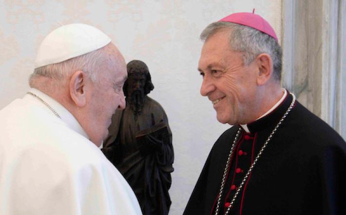 Mondovì: “visita ad limina” per il vescovo Egidio