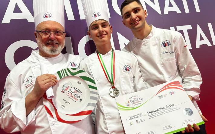 Mondovì, allievo del Giolitti medaglia d’argento ai Campionati della Cucina Italiana 