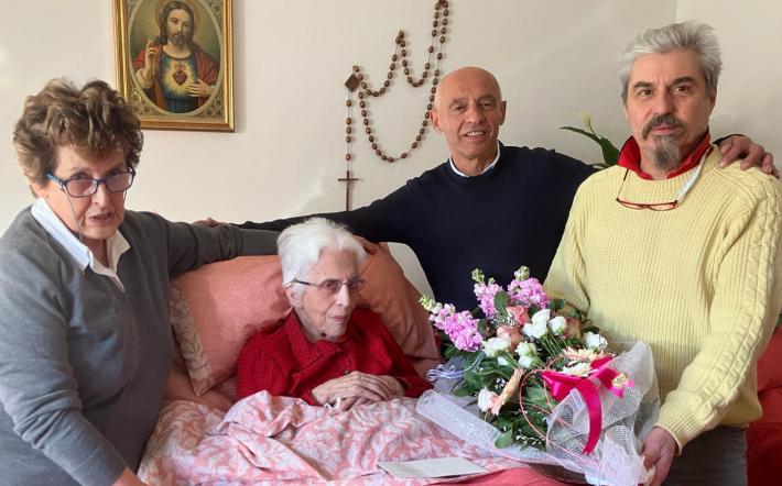 Garessio festeggia i 100 anni di Rina Penone a Trappa