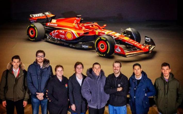 La briagliese Arianna Filippi alla presentazione della nuova Ferrari