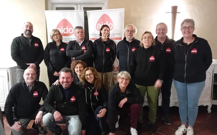 Rinnovato il direttivo del gruppo Aido di Dogliani: Pierteresio Cagnasso presidente per altri 5 anni