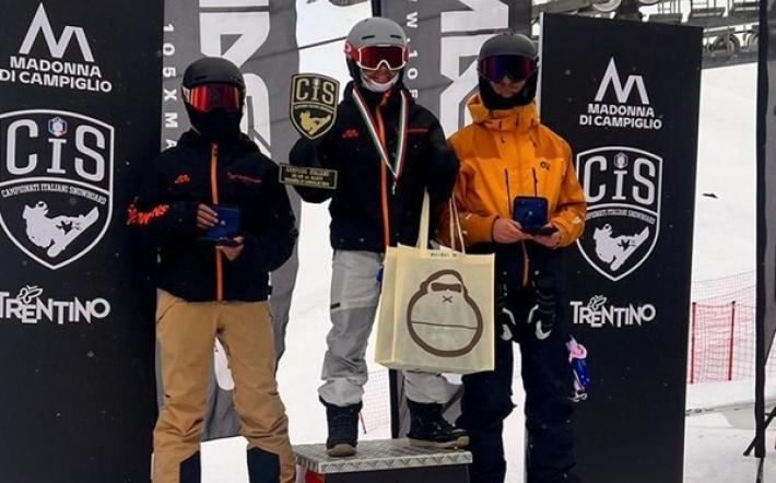 Snowboard: sei medaglie tricolori per la Snow Academy 