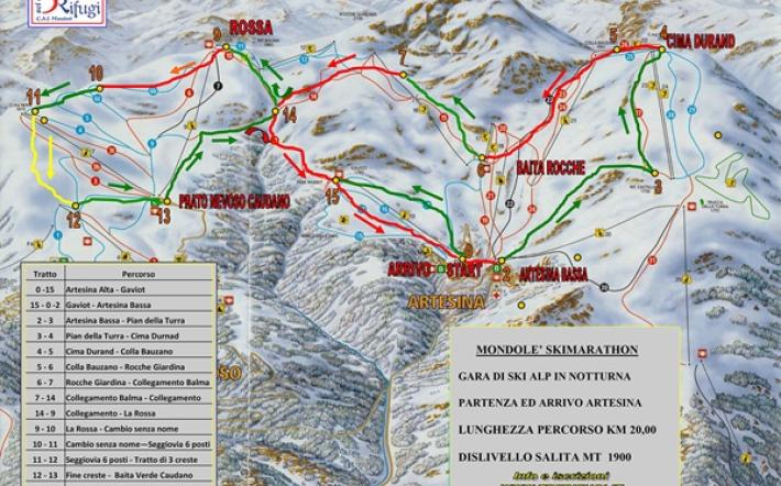Ski Marathon percorso