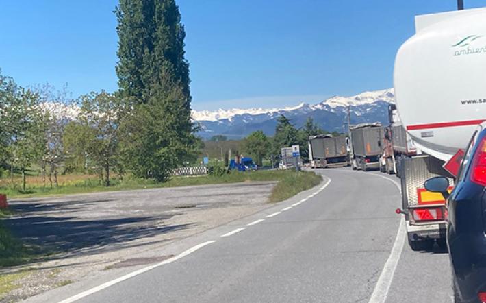 Code lungo la Mondovì - Cuneo a causa di un incidente a Margarita