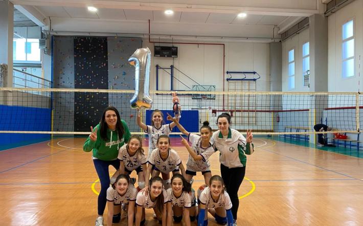 La formazione Mon.Vi. Bam Lpm Under 12 CSI, vincitrice di 18 gare su 18