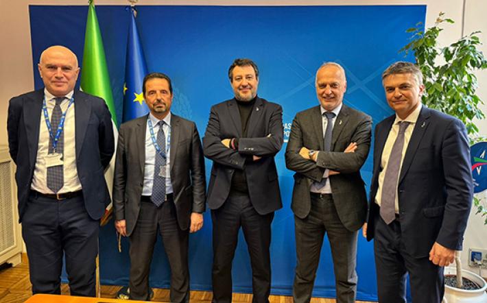 Il ministro Salvini e vertici Anas a Fossano per parlare delle prospettive sulle opere viarie nella "Granda"