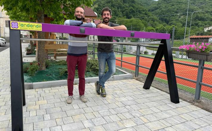 Landandè: installata la prima stazione di ricarica per e-bike a Lisio